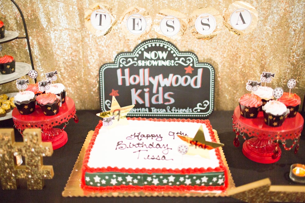 Hollywood Birthday Party Ideas, Photo 1 of 12