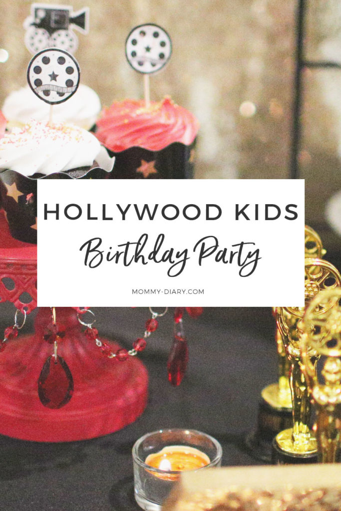 Hollywood Birthday Party Centerpiece | Hollywood Birthday Party Decoration  Ideas