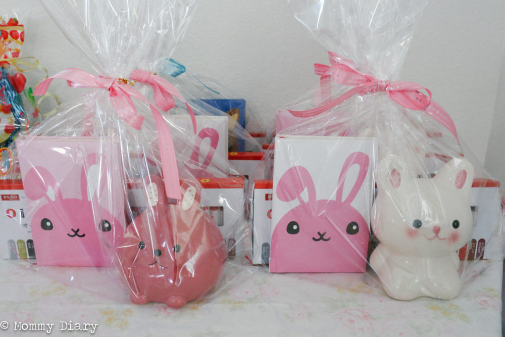 Easter bunny themed goodies from Daiso