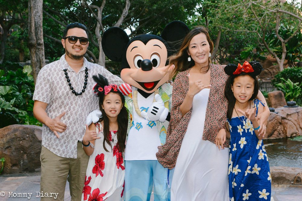 Our family portrait taken by the Disney photographer. 