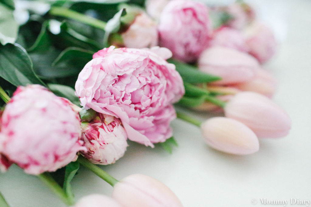 Peony and Tulips