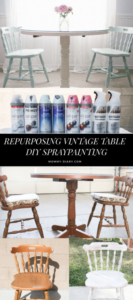 How To Repurpose Old Table And Chairs With Paint