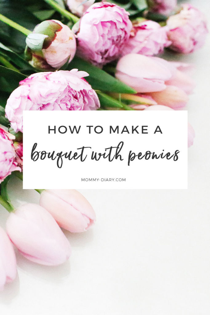 How To Make A Peony + Tulip Bouquet