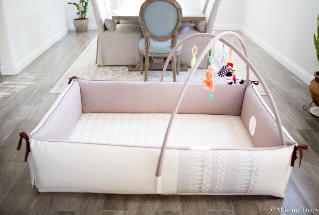 Baby floor 2025 bumper bed