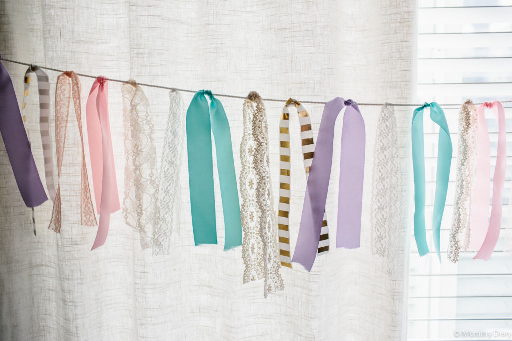 Tutorial: Ribbon Fringe Garland » Dollar Store Crafts