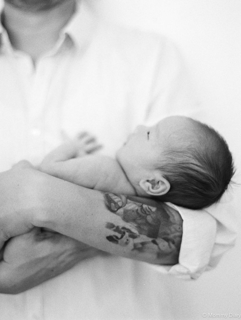 father-son-newborn-photography