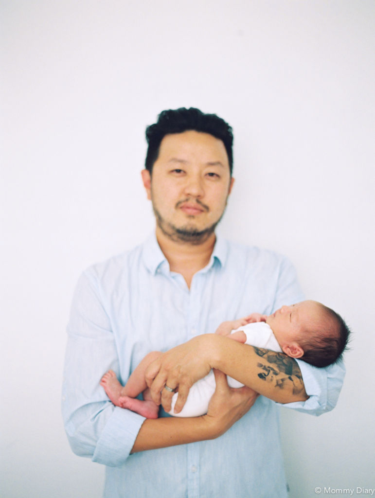 father-son-newborn-photography