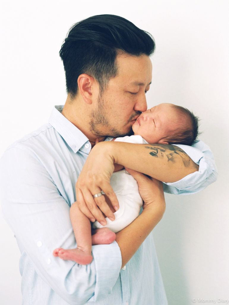 father-son-newborn-photography