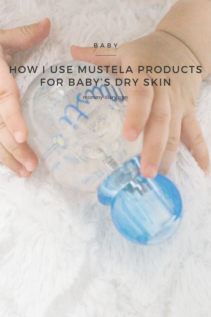 How I Use Mustela Products For Baby's Dry Skin