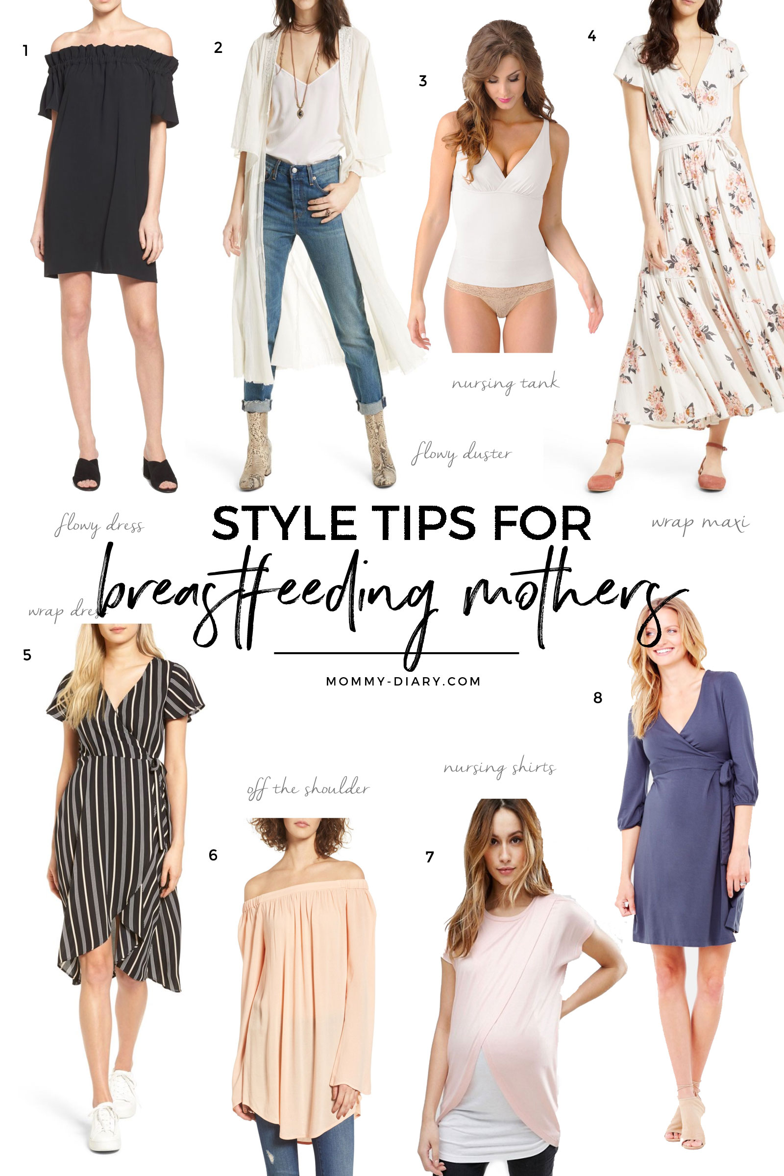 style tips for breastfeeding mothers