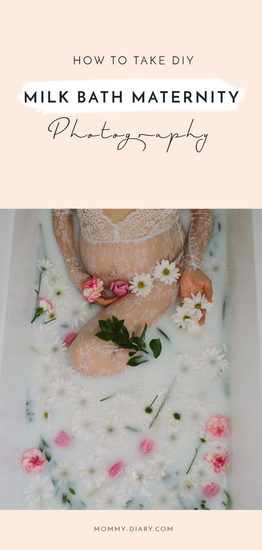 How To Take Milk Bath Maternity Photos Mommy Diary
