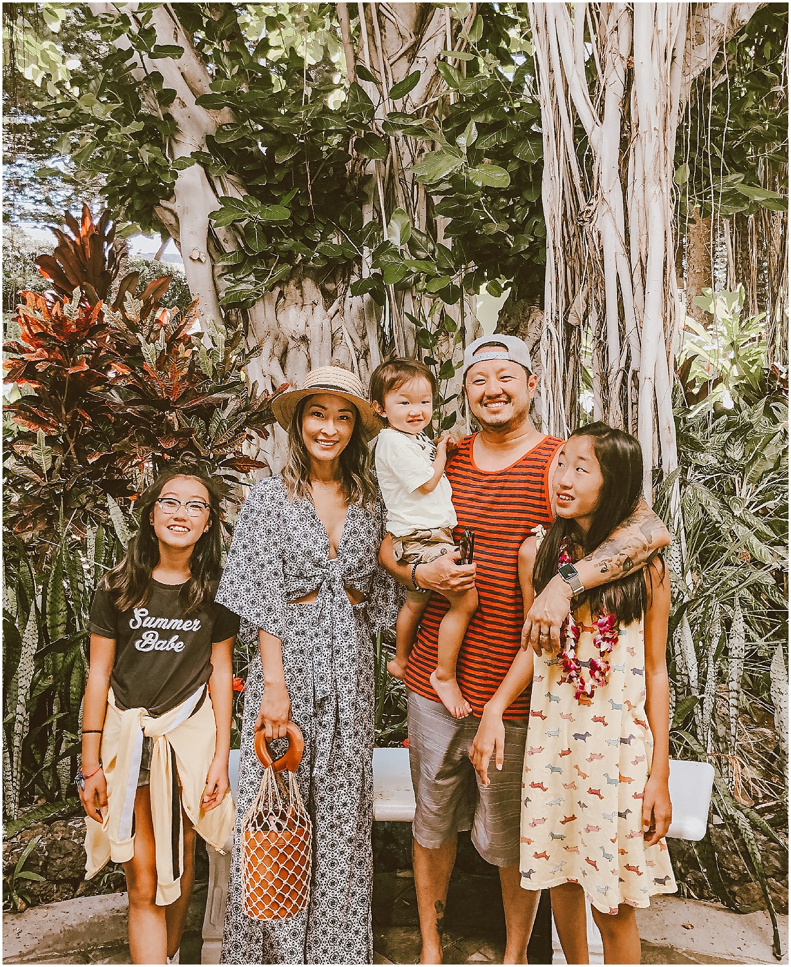 Korean American family in Maui