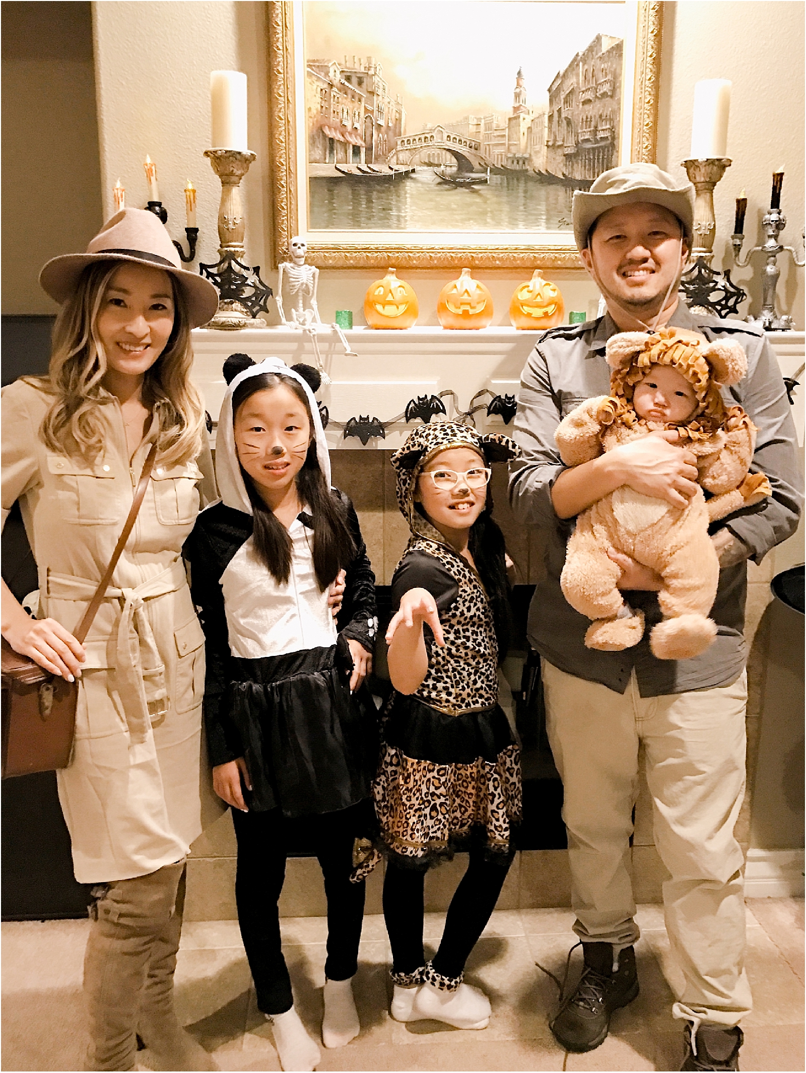 Halloween zoo keeper safari family costume