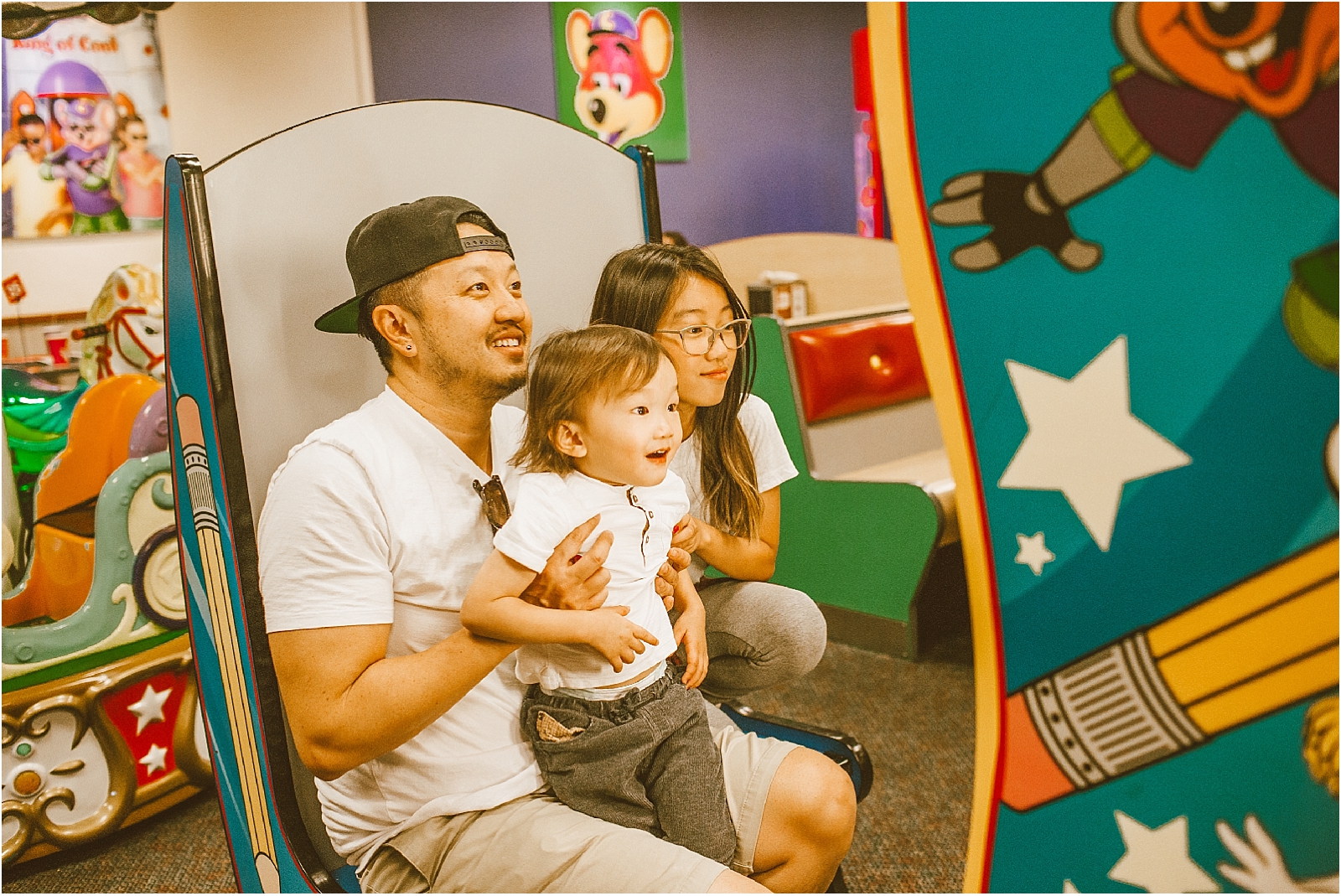 The Photo Booth At Chuck E Cheese's