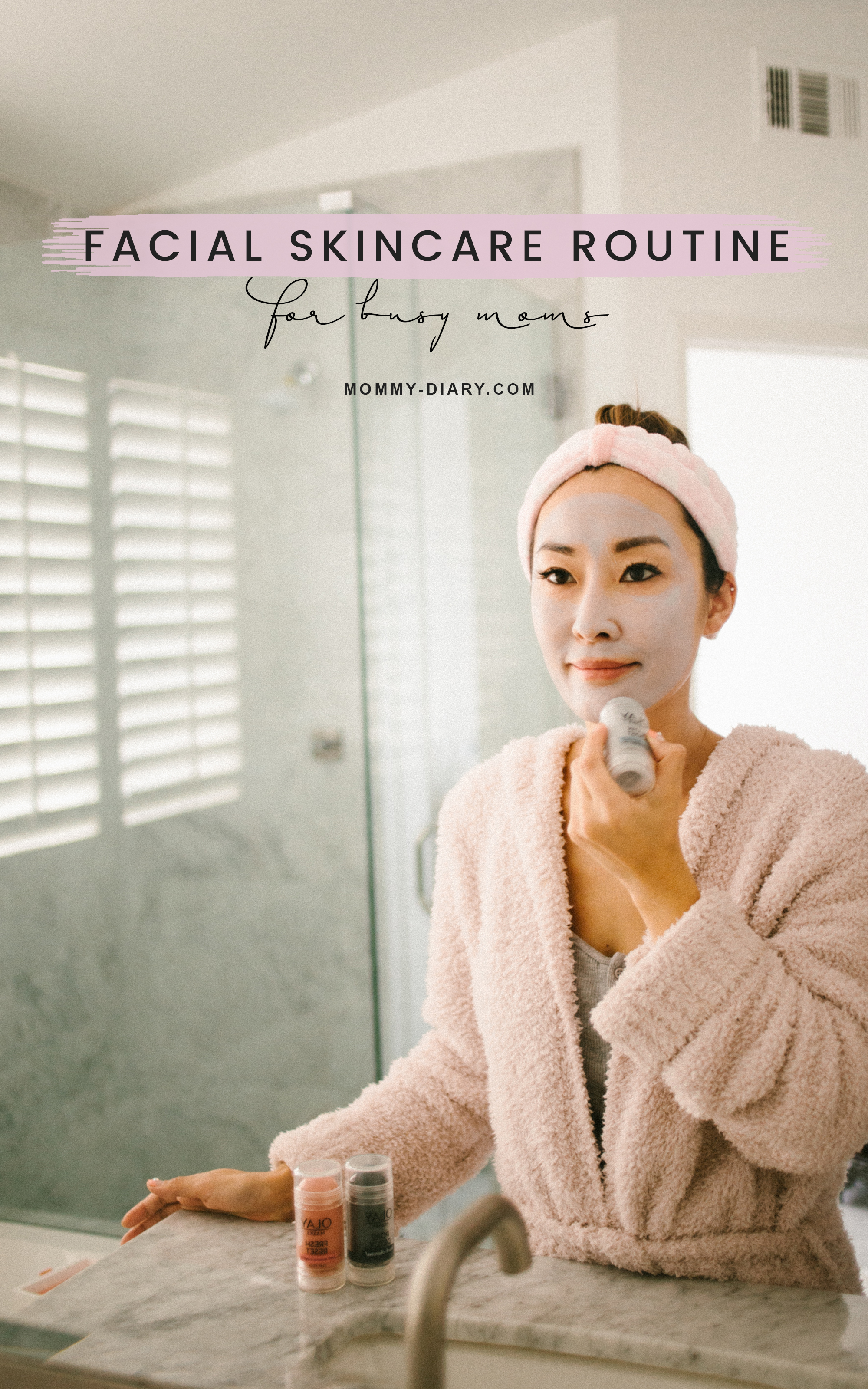 facial skincare for busy moms