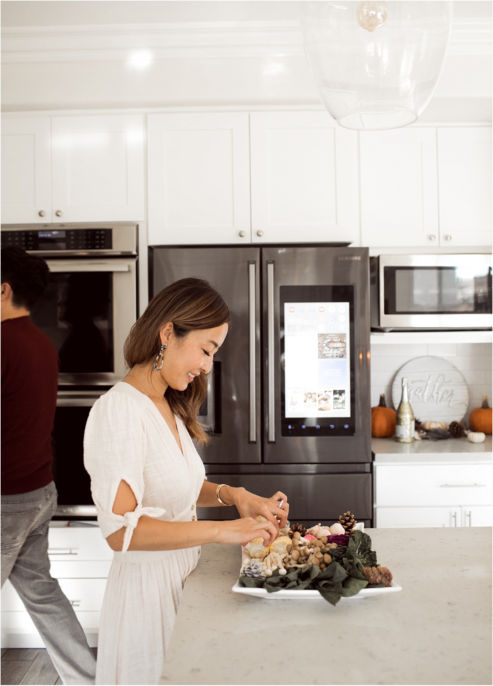 mom preparing hot pot