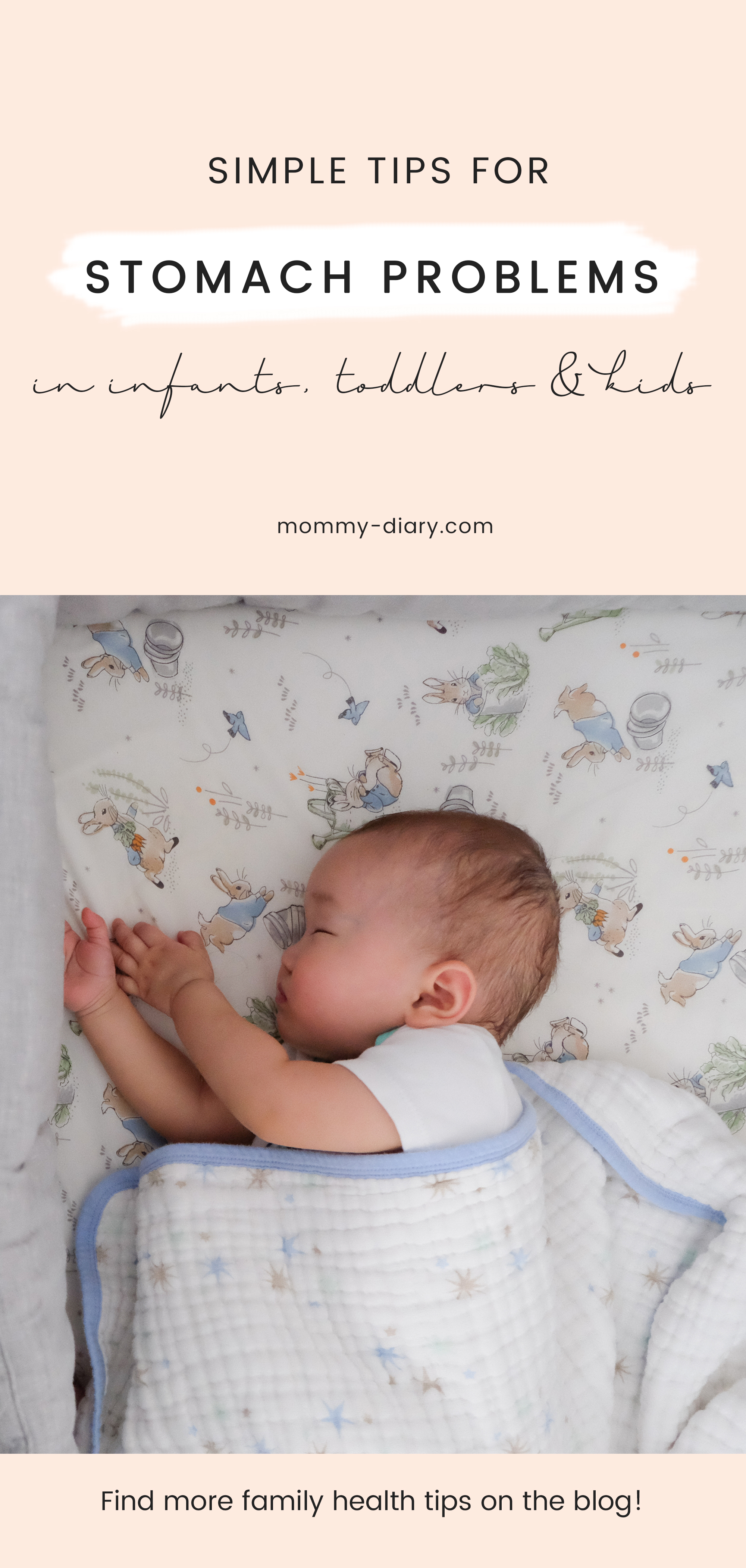 Simple Tips For Stomach Problems in infants, toddler, & kids