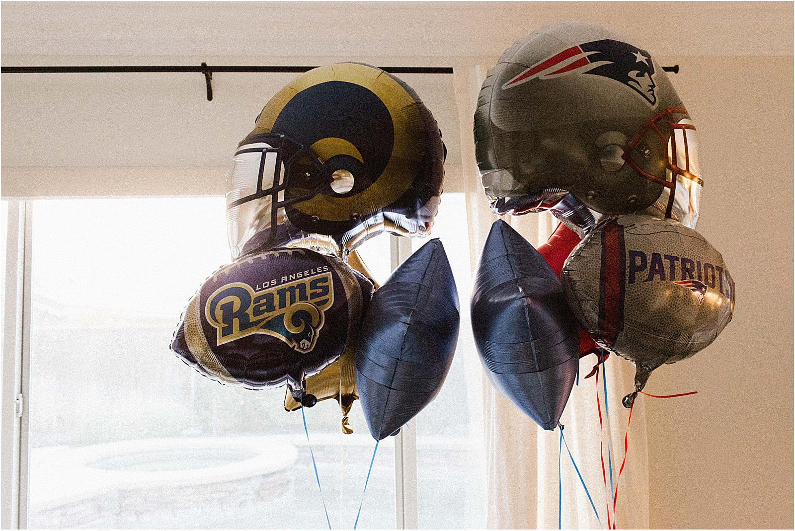 Super Bowl Party balloons