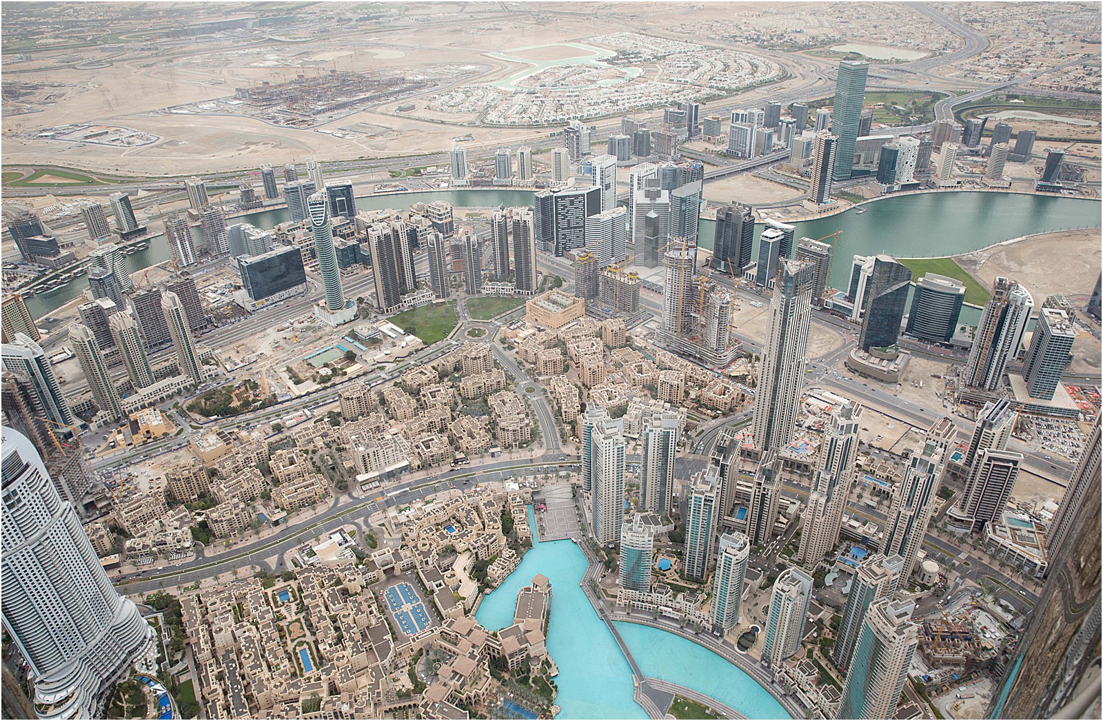 Burj Khalifa top view