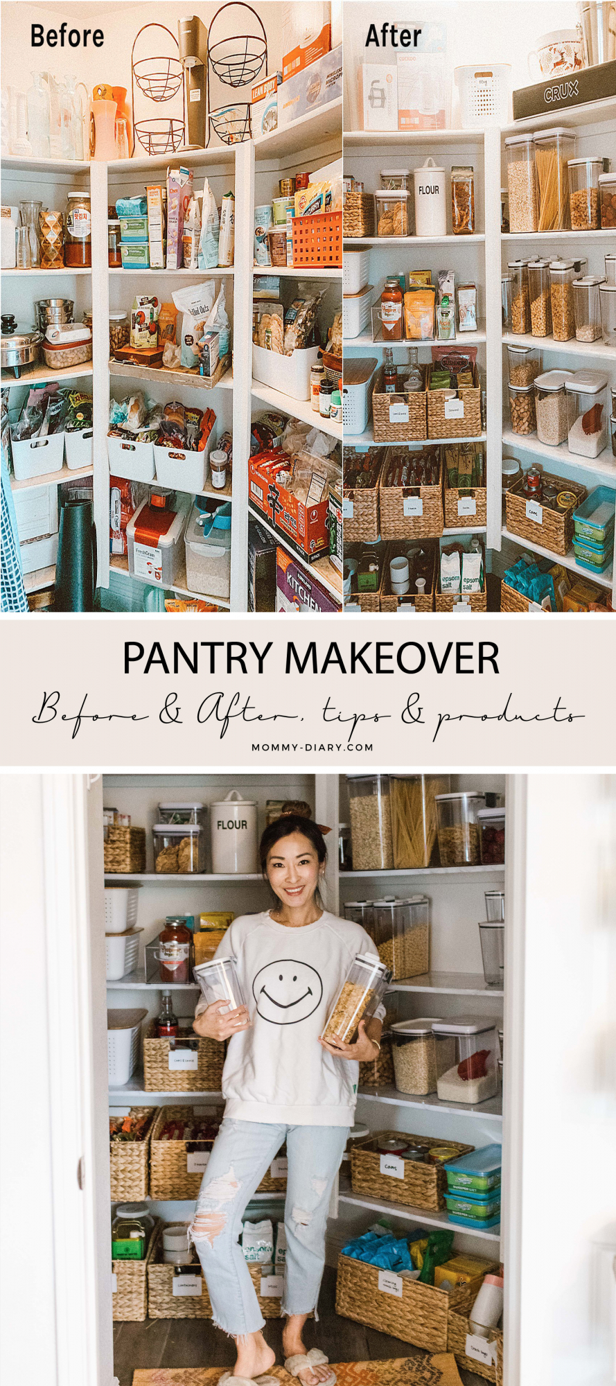 Pantry Organization Makeover with The Container Store - House