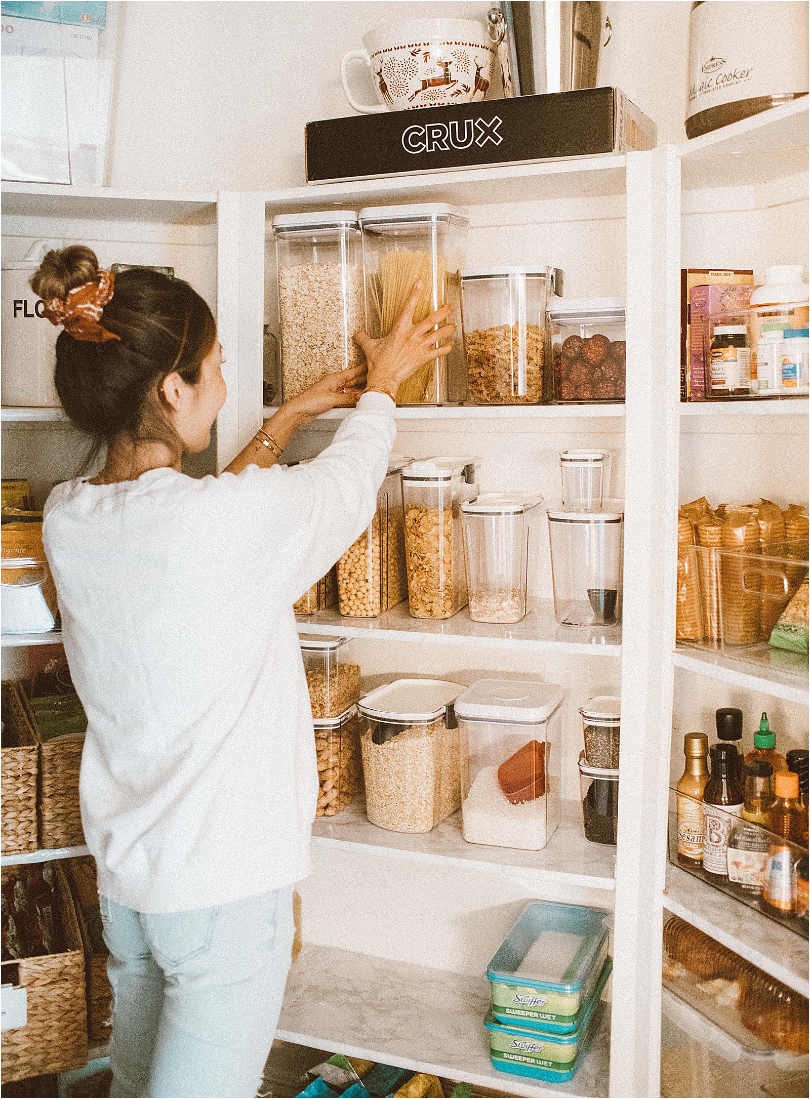 ORGANIZE MY PANTRY WITH ME USING OXO POP CONTAINERS