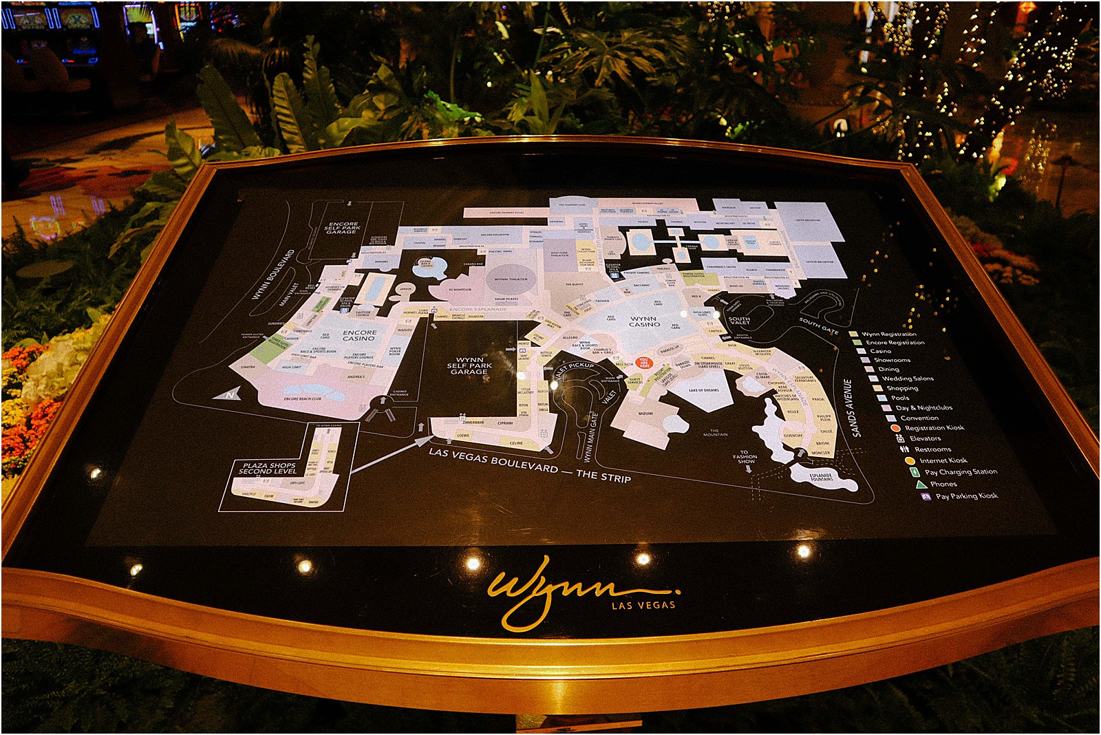 Wynn Las Vegas map