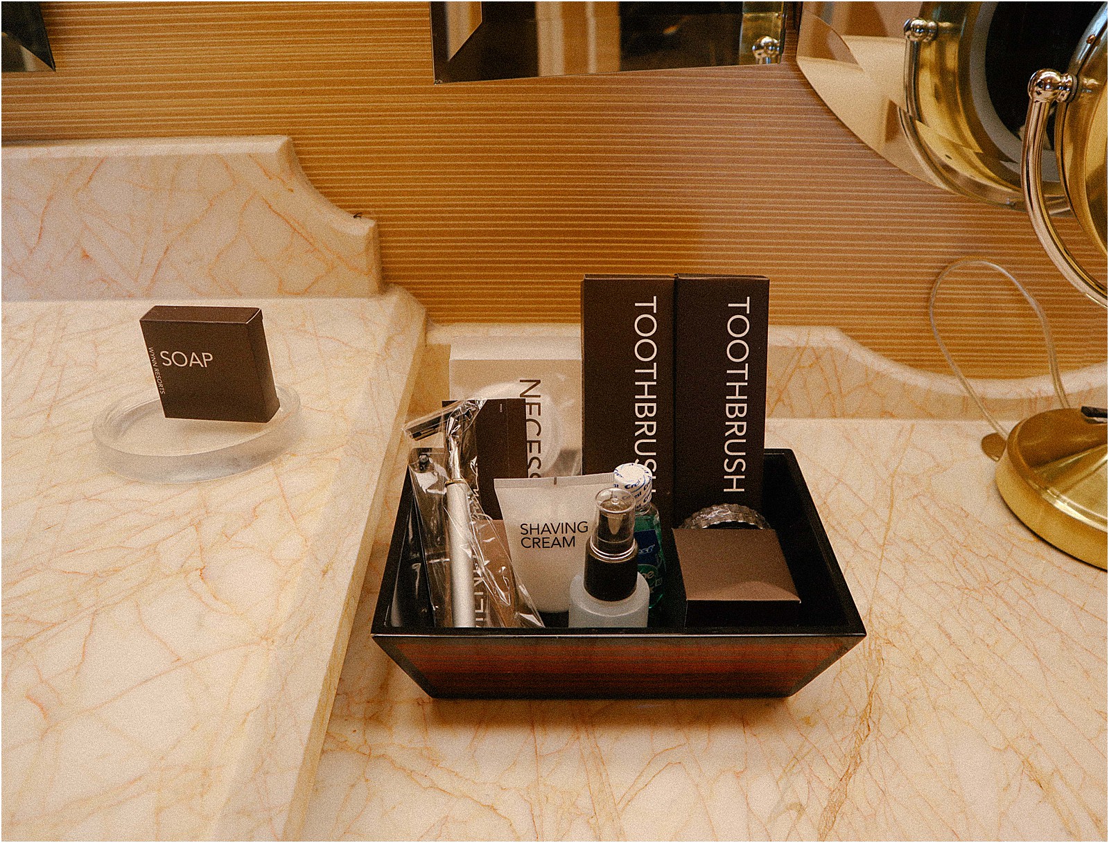 Tower Suite Salon bathroom amenities