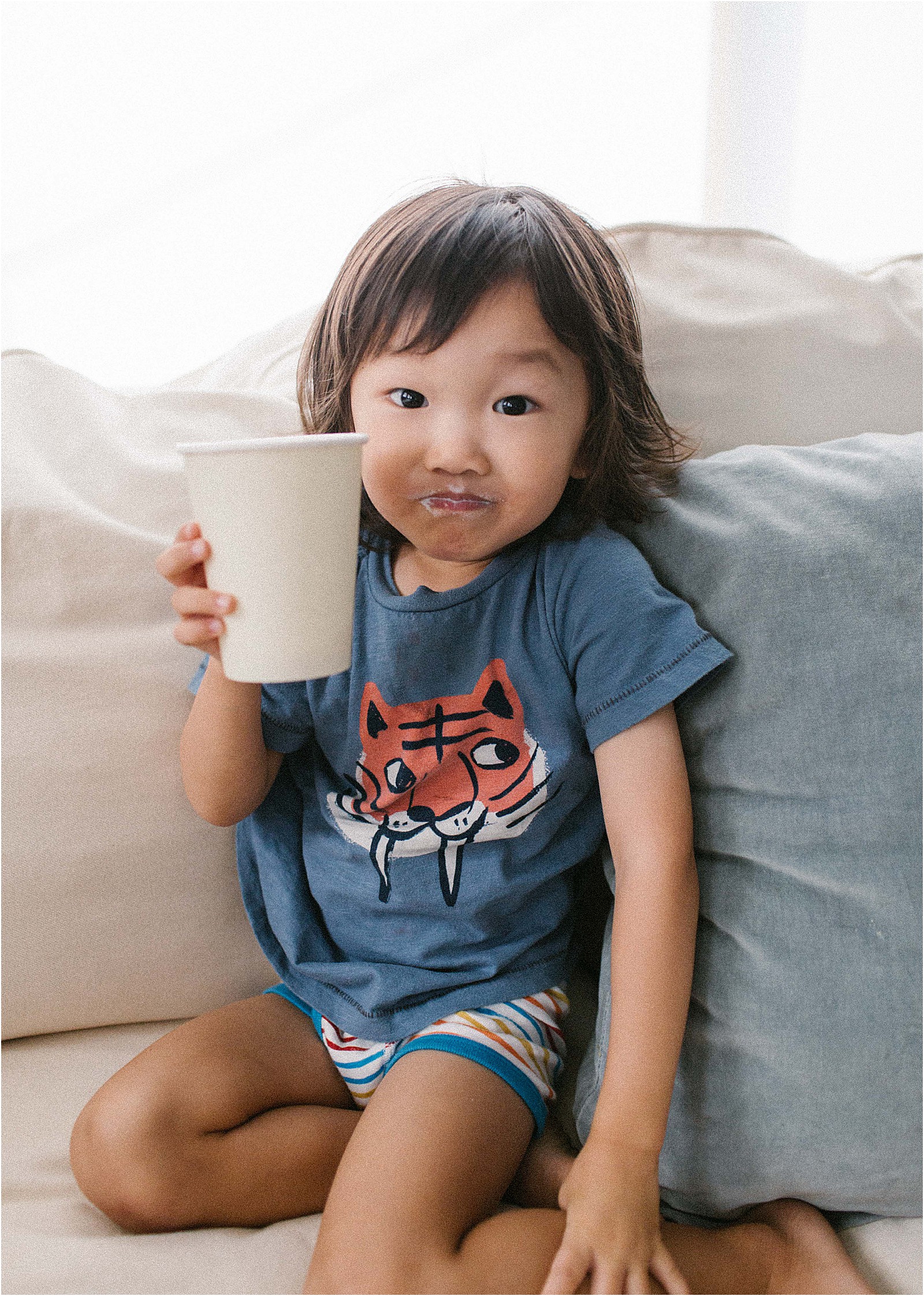 how to teach toddler to drink from cup