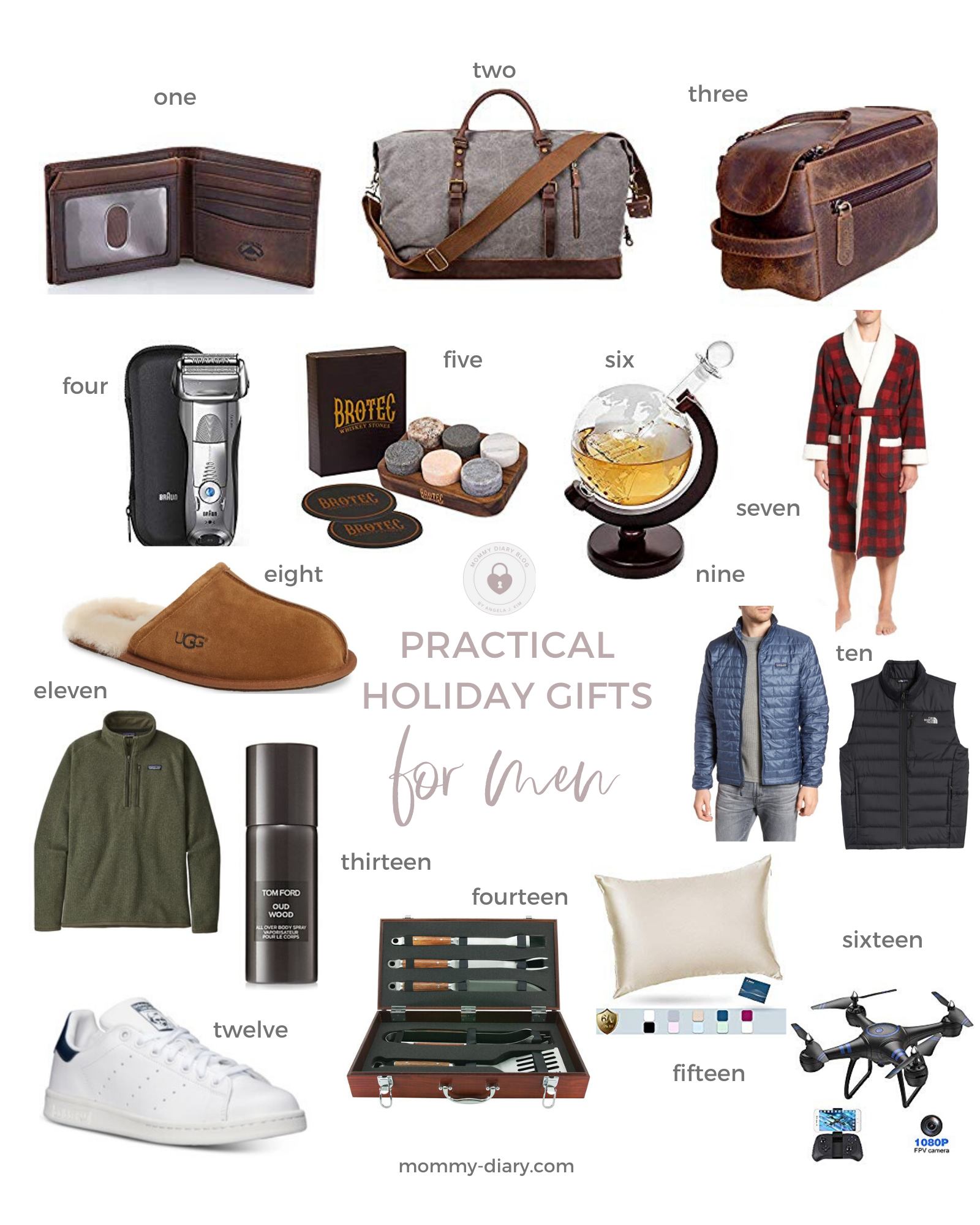 Practical Holiday Gifts for Men, Mommy Diary ®