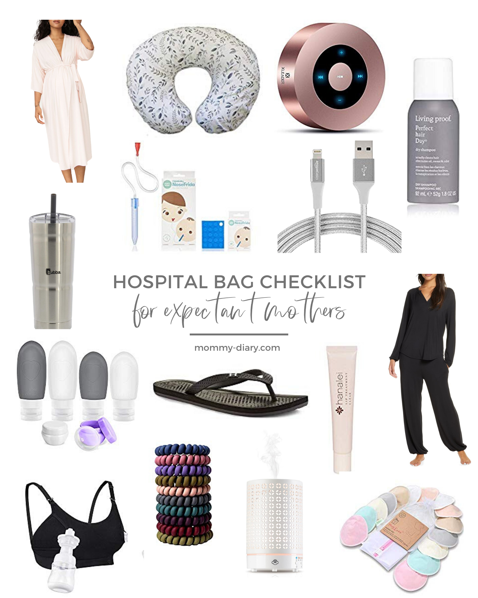 Hospital Essentials For Mom, DIY Baby Shower Gift