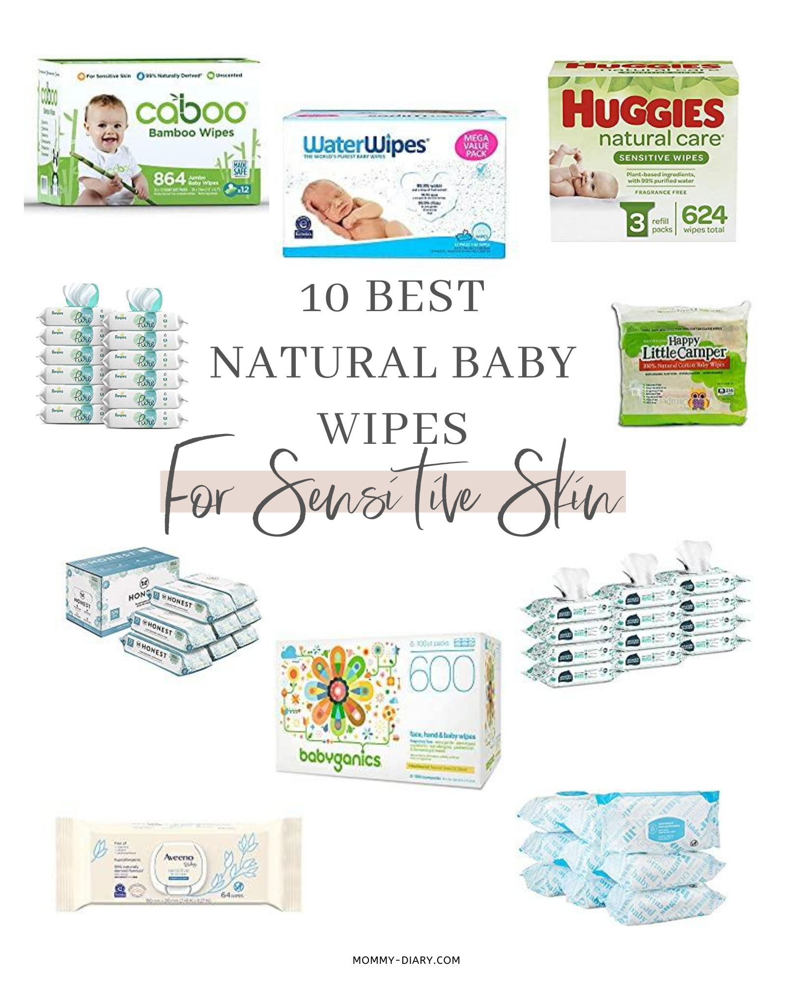 Pure Water Wipes - Gentle for Babies