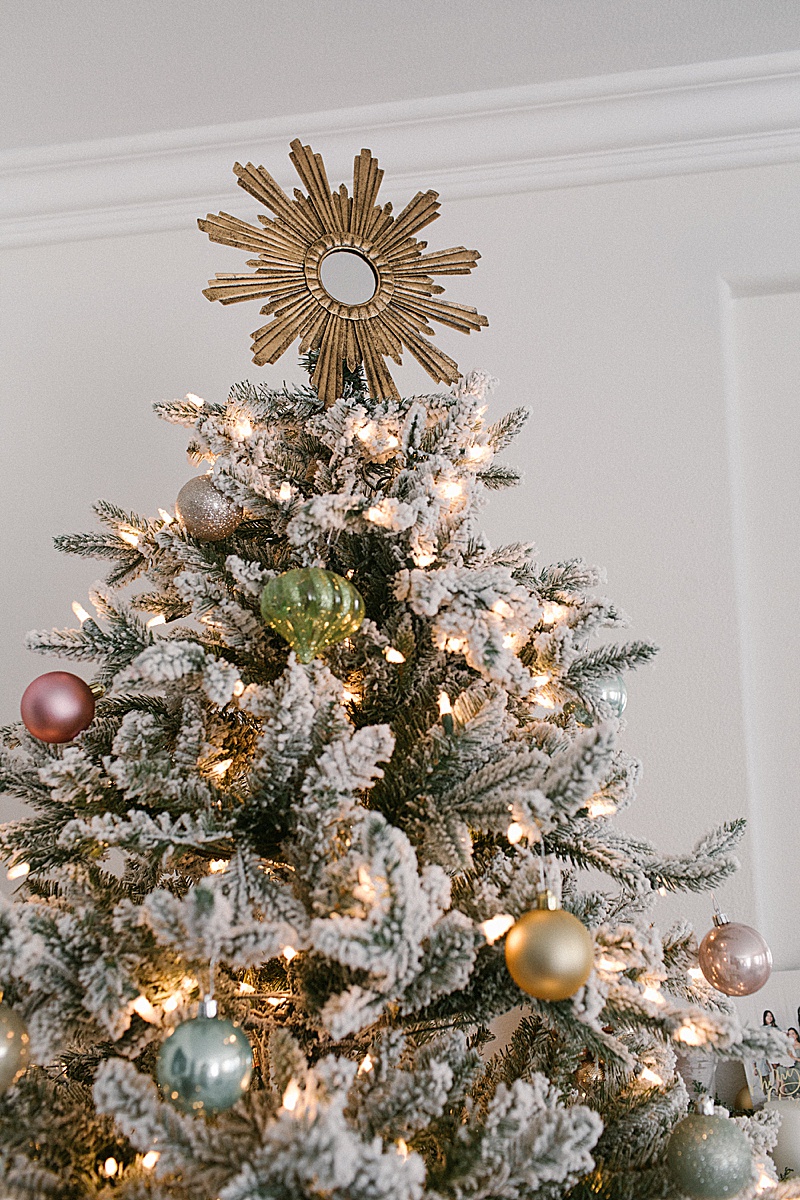 Neutral Pastel Holiday Mantle At Mommy Diary Home