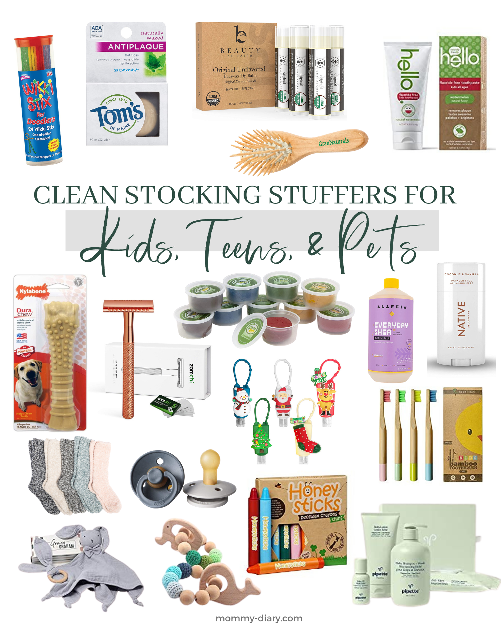 Clean Stocking Stuffers For Kids, Teens, and Pets