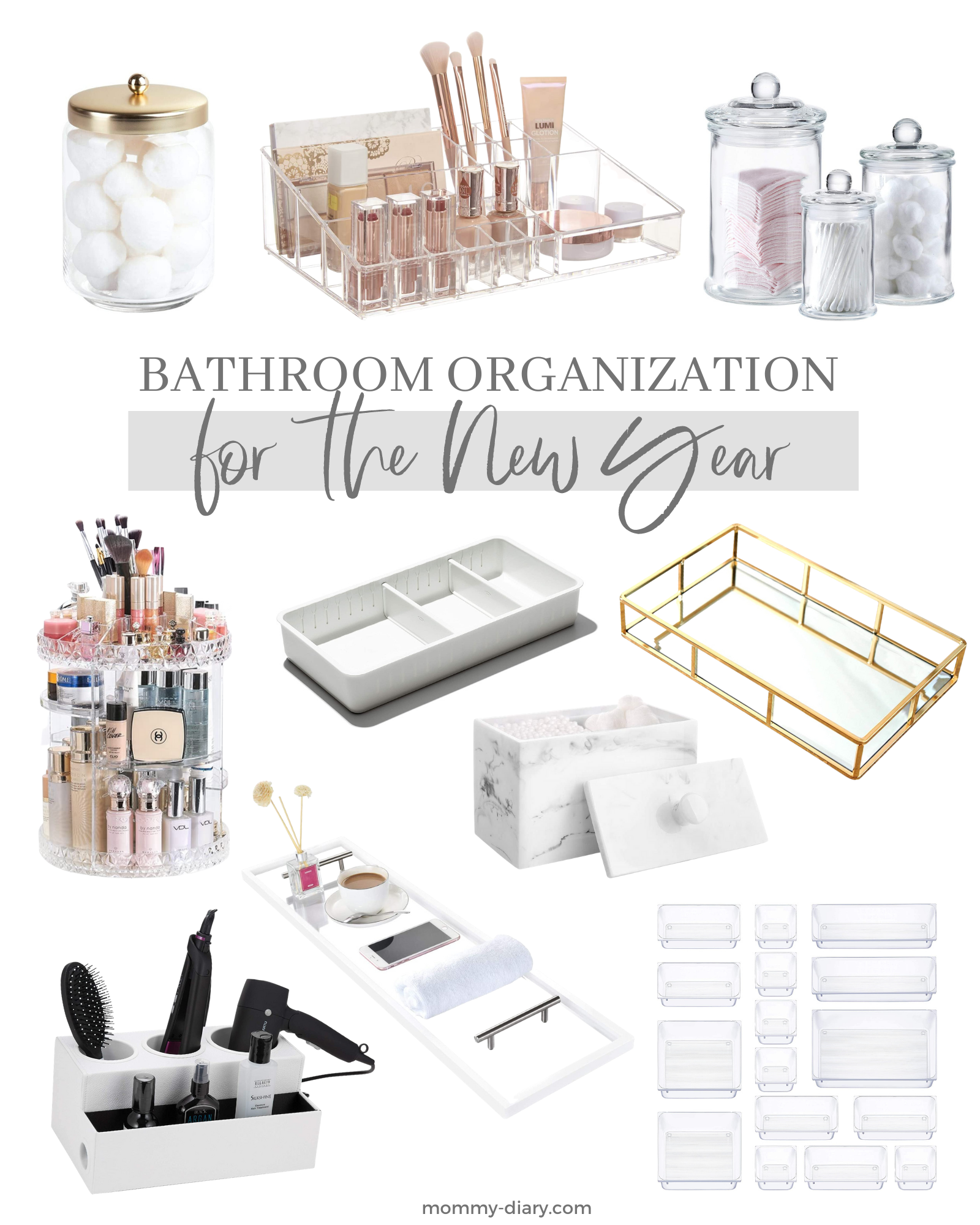 Bathroom Organization for the New Year