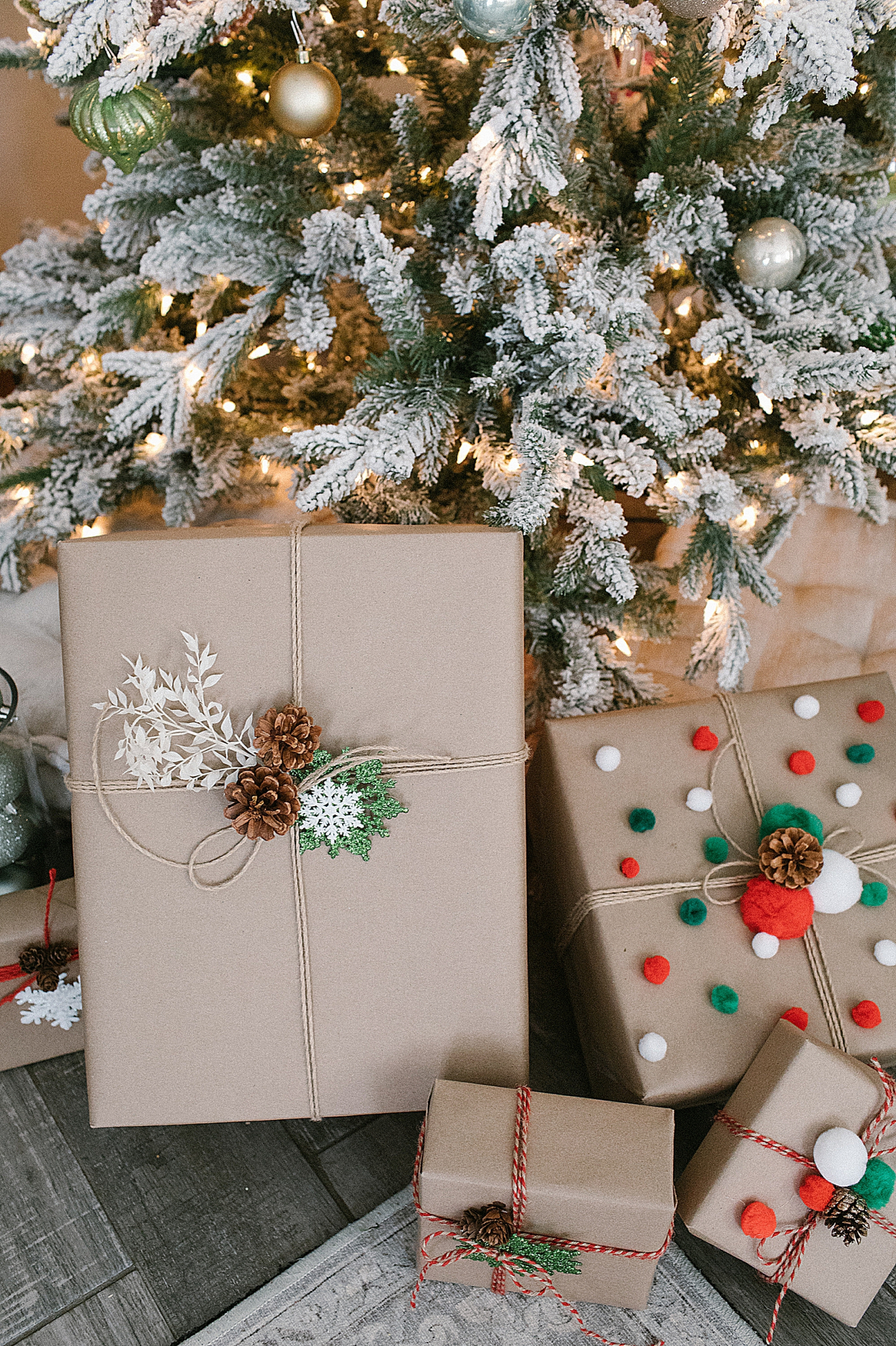 Five Beautiful DIY Christmas Gift Wrapping Ideas - At Home with Jemma