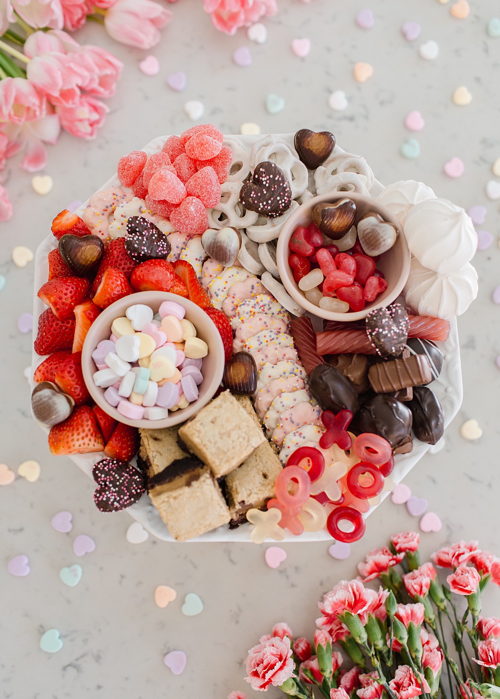 Valentines Day Sweet Charcuterie Board