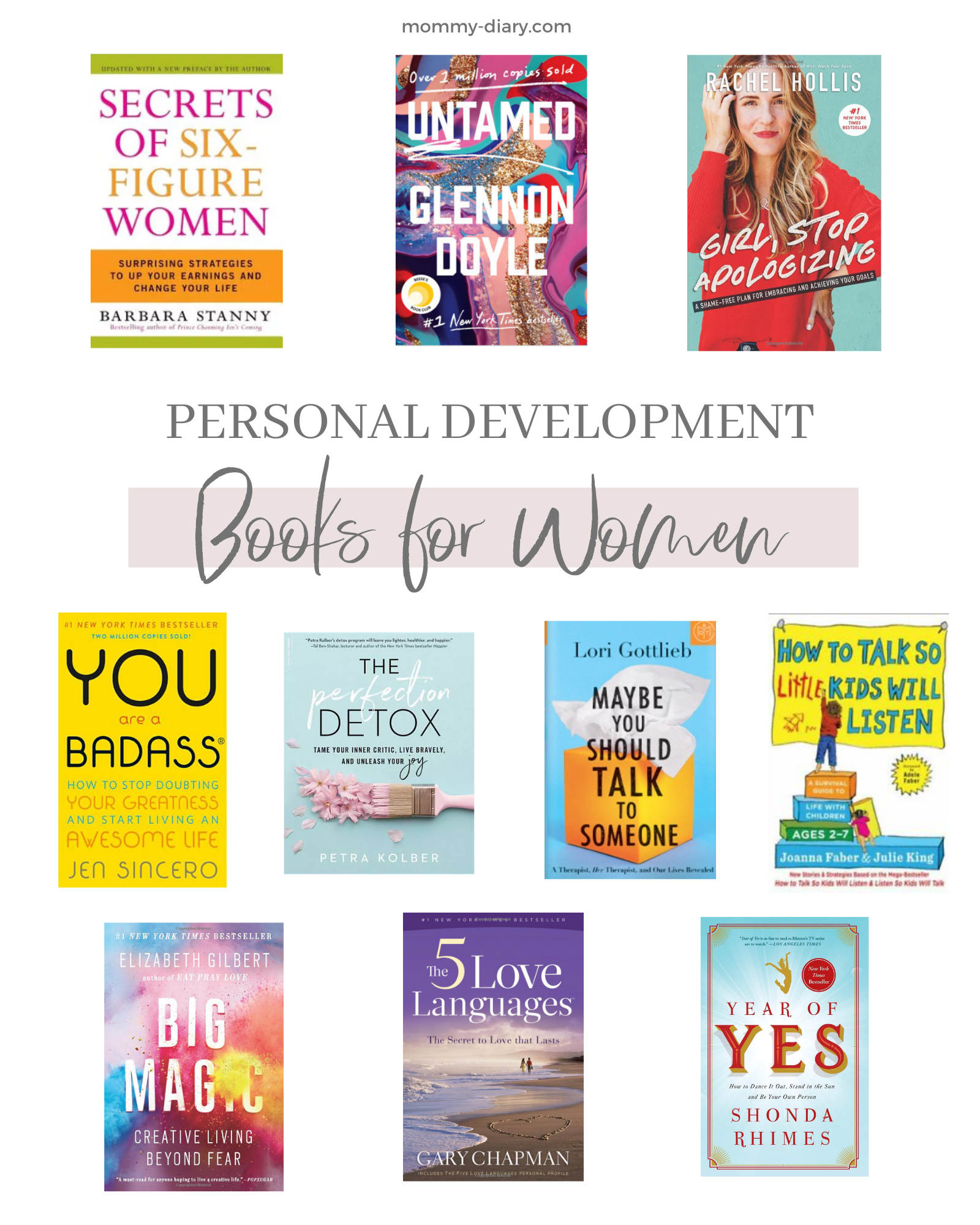 Personal Development Books for Women  Books to read for women, Personal  development books, Personal growth books