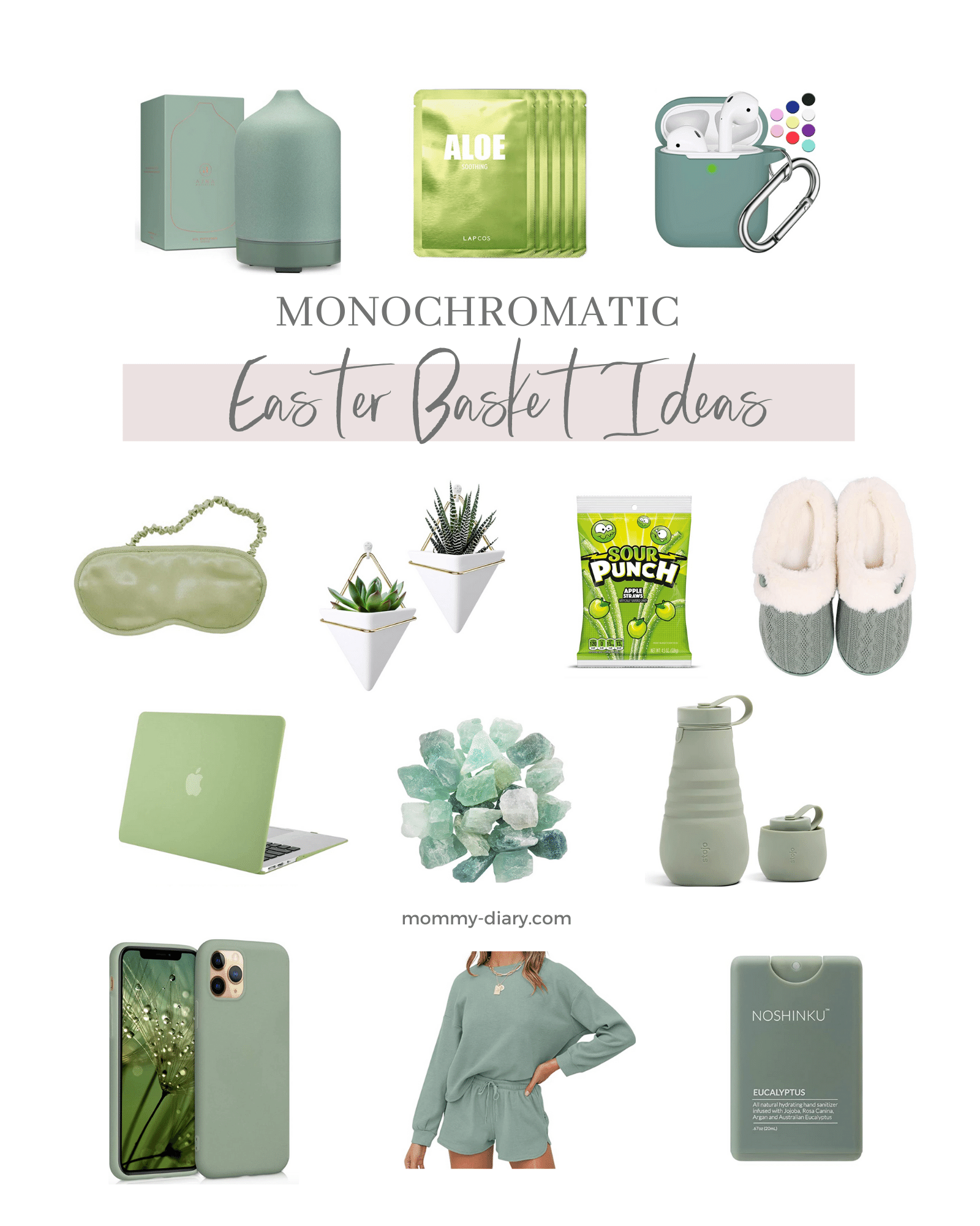 Monochromatic Easter Basket Ideas For Kids And Teens