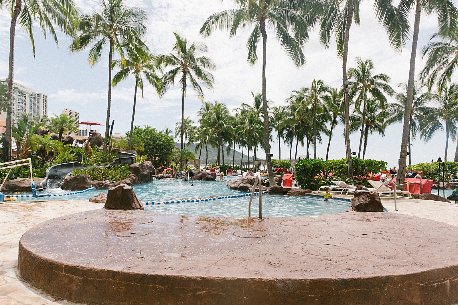 Sheraton poolside | Family Travel to Hawaii