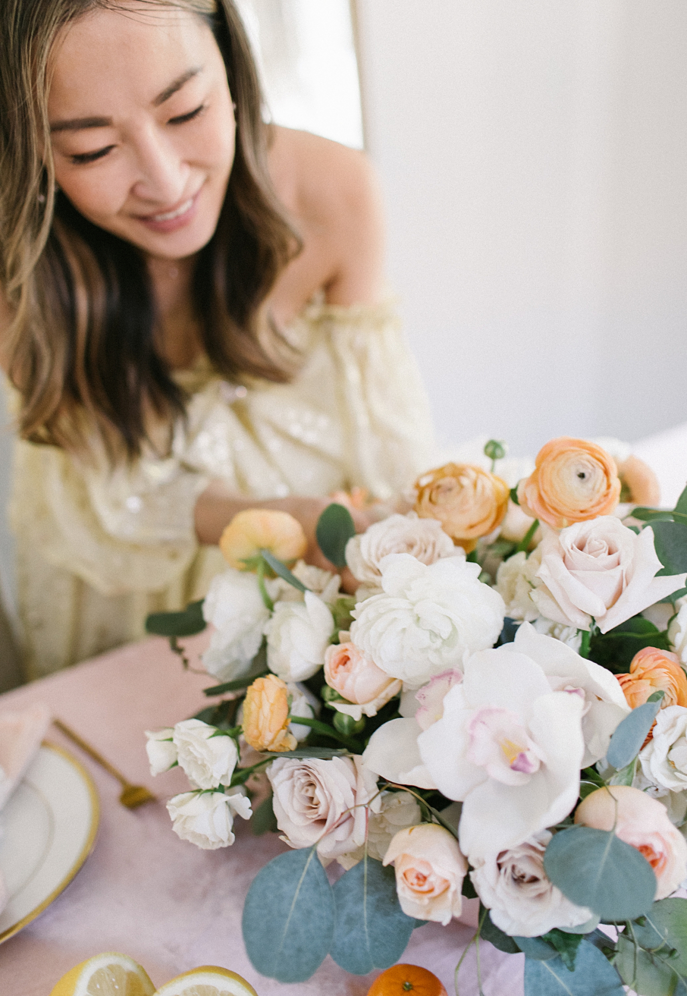 DIY Valentine's Day Flower Box Bouquet