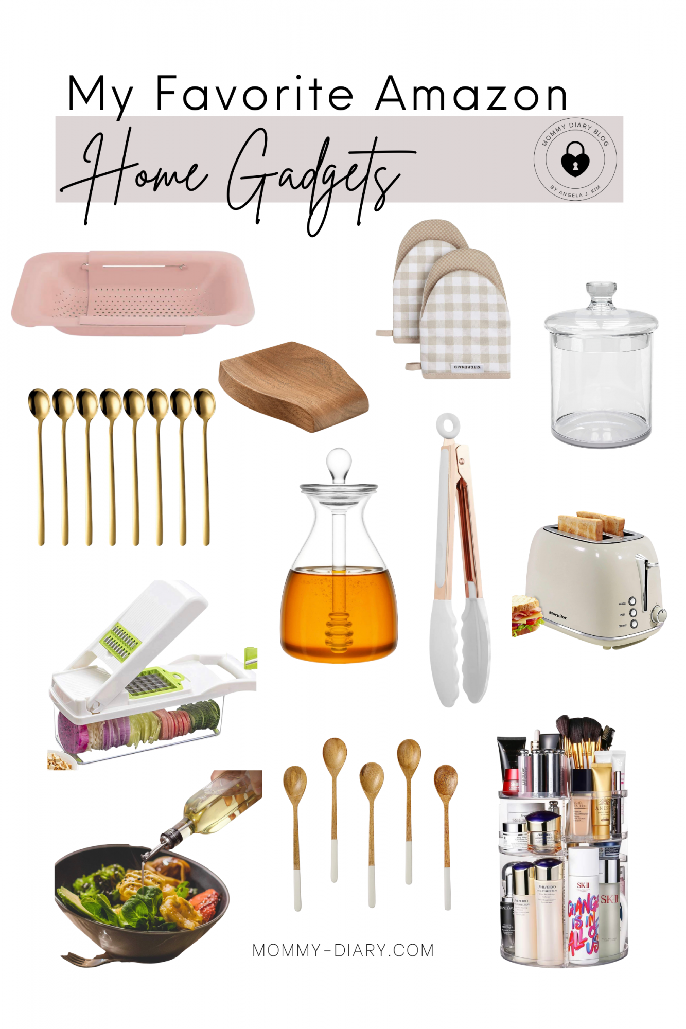 My Favorite Amazon Home Kitchen Gadgets on Mommy Diary Blog.