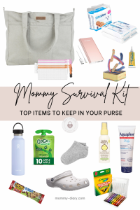Mommy Survival Kit: 10 Items to Keep in Your Purse | Mommy Diary