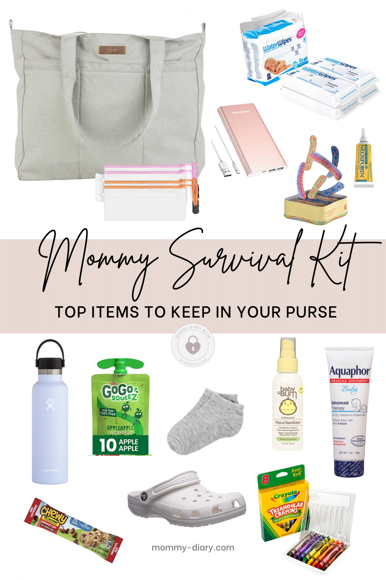 Mommy Survival Kit: 10 Items to Keep in Your Purse