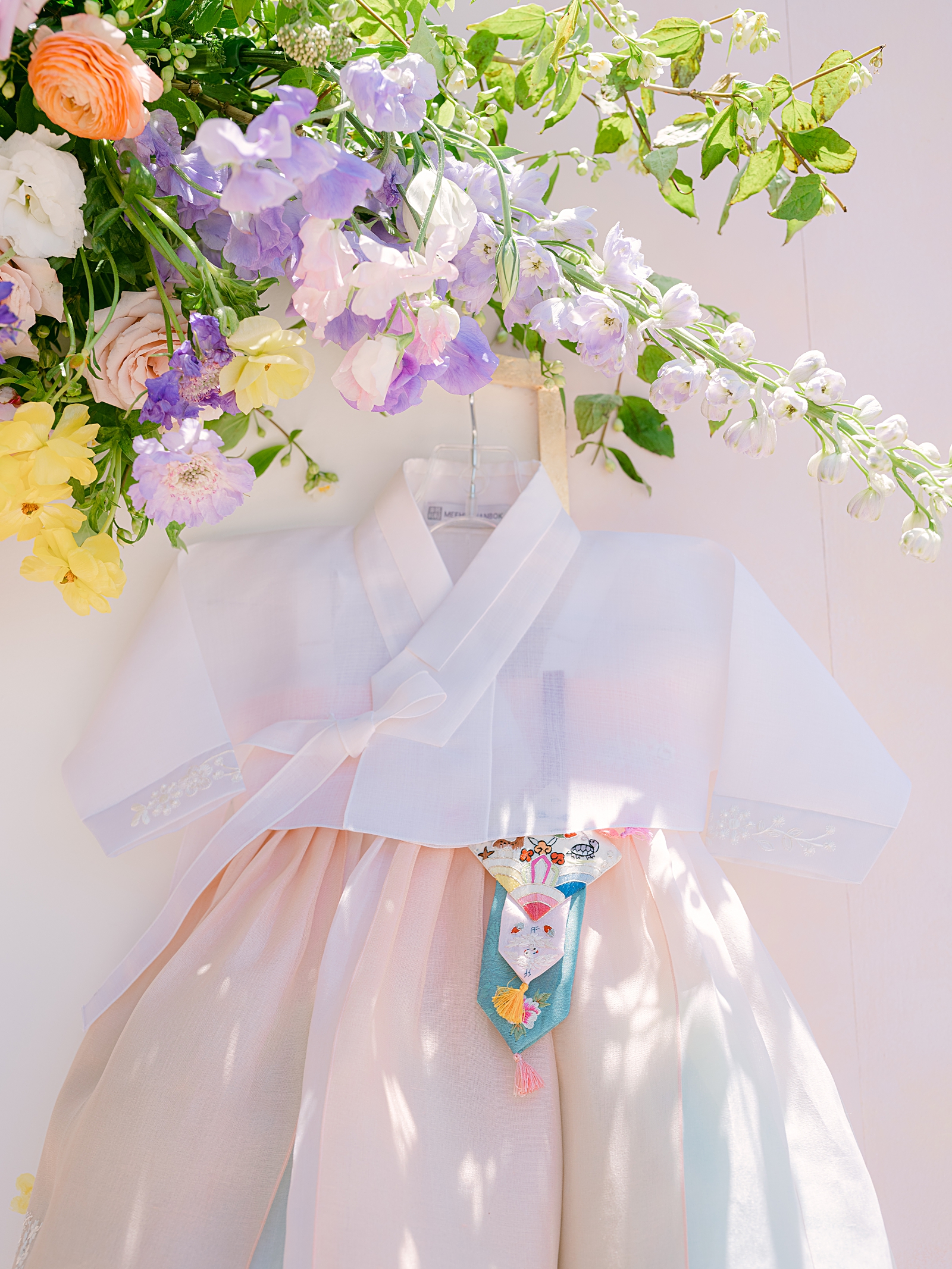 Korean baby first birthday hanbok