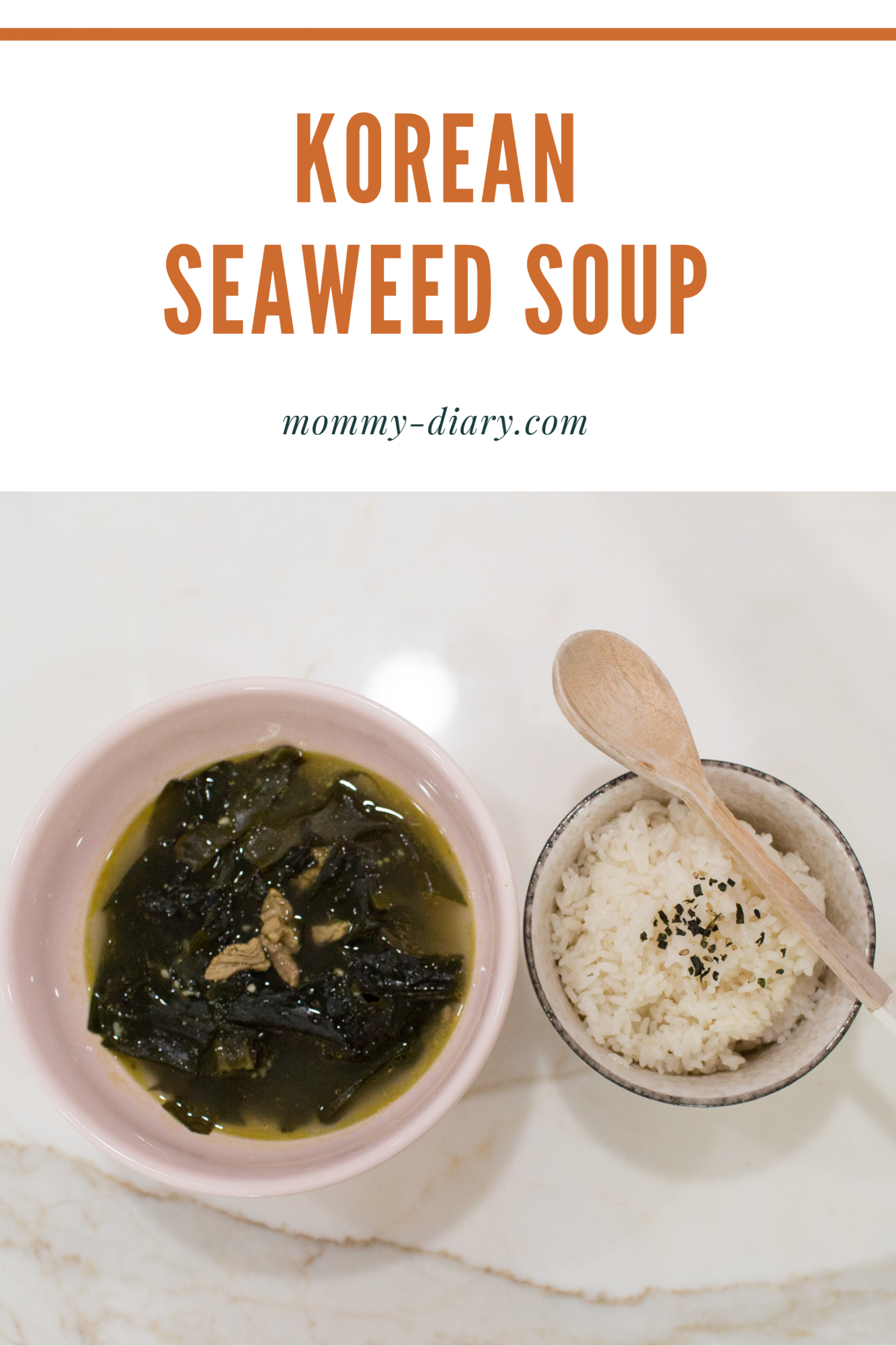 Korean Seaweed Soup For Postpartum Mothers