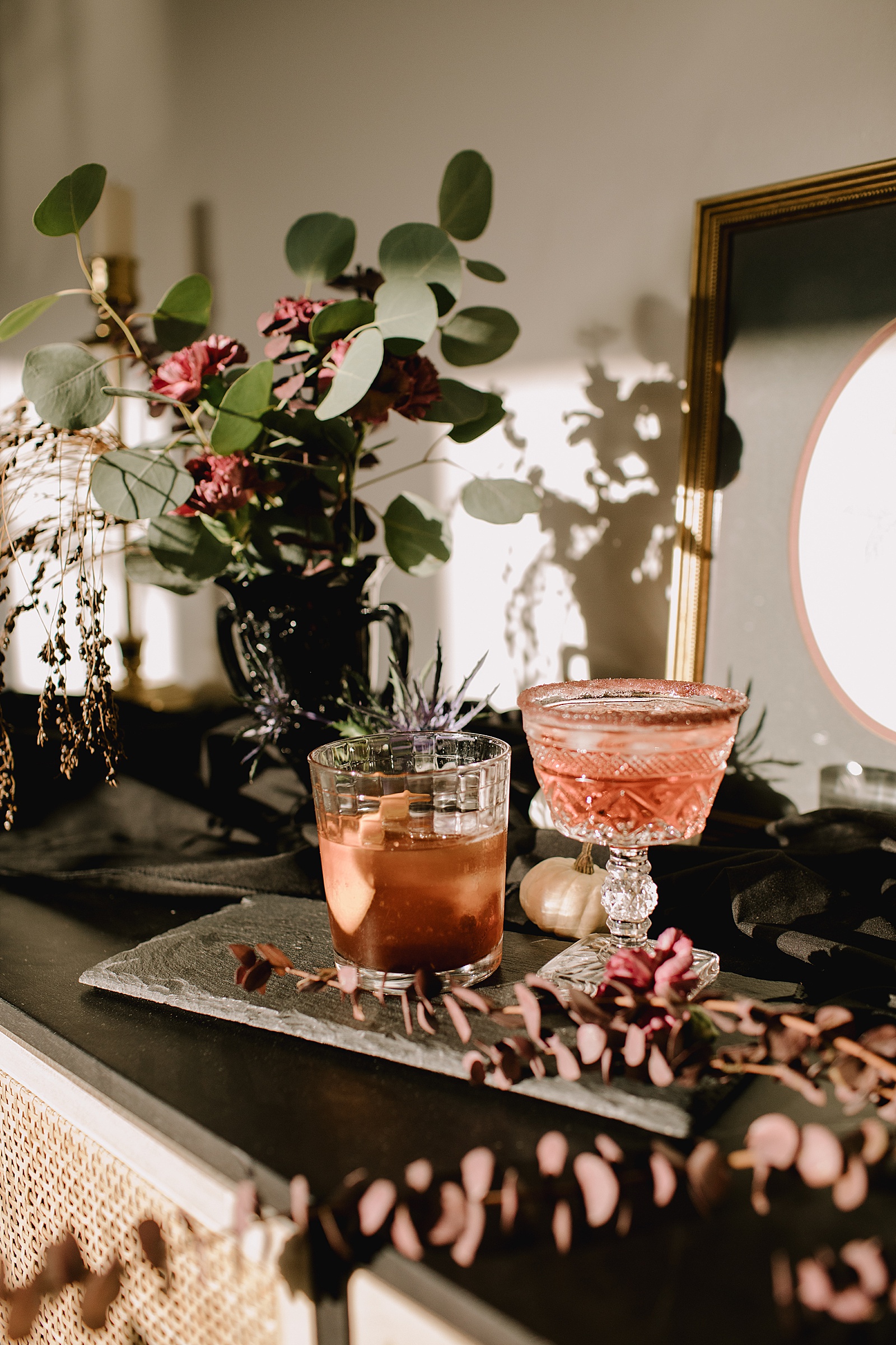 Halloween Inspired His and Hers Cocktails 