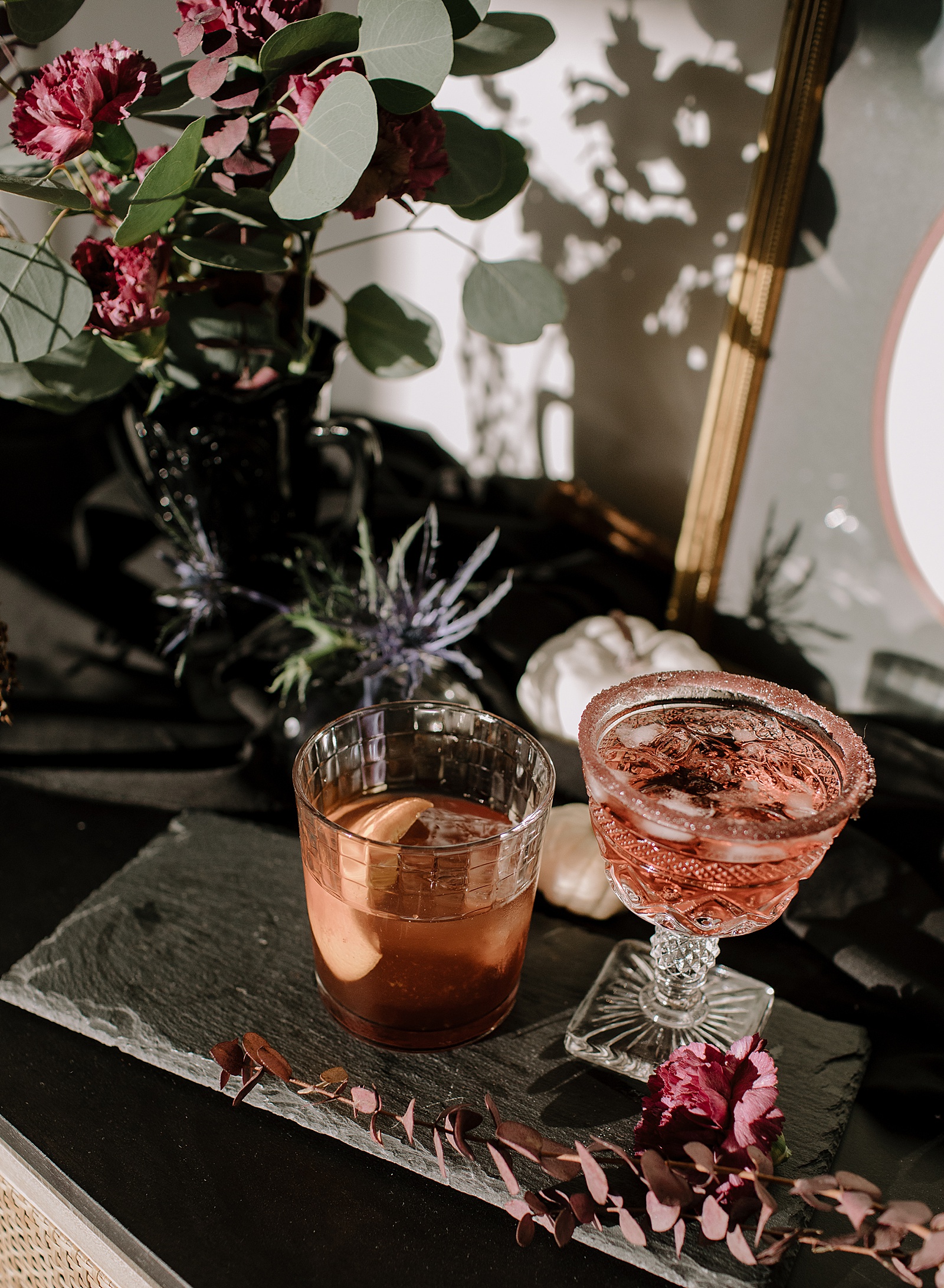 Halloween Inspired His and Hers Cocktails 