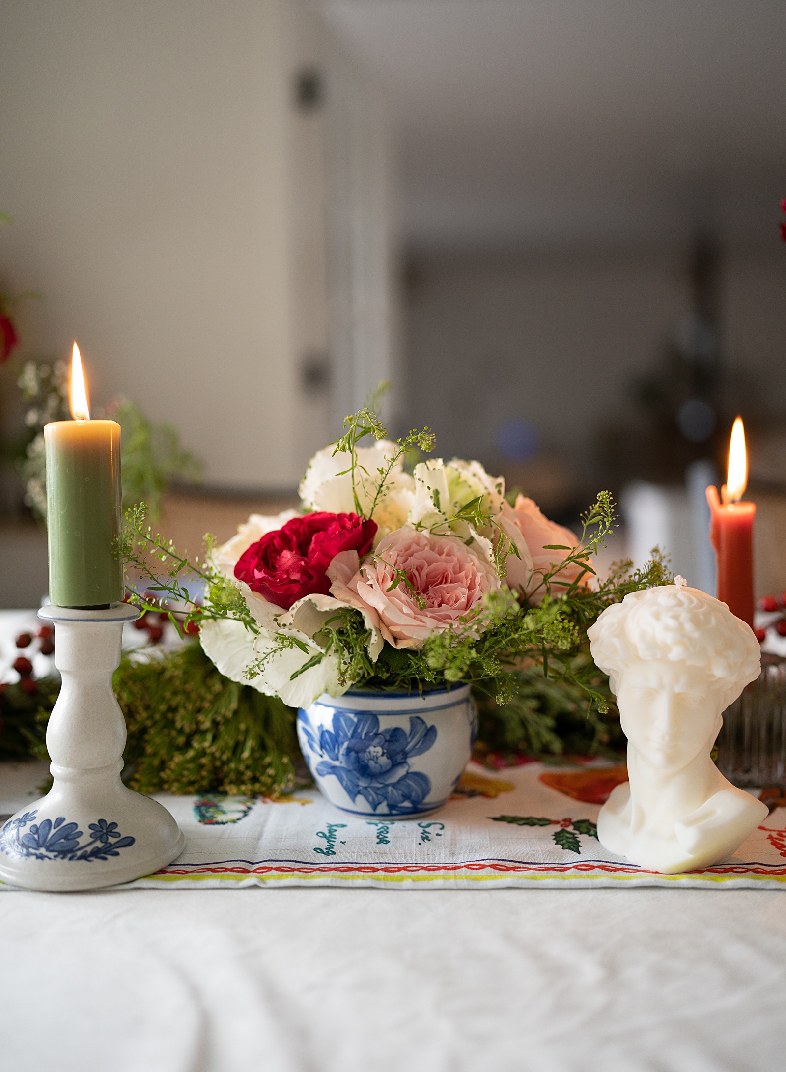 DIY Florals table design