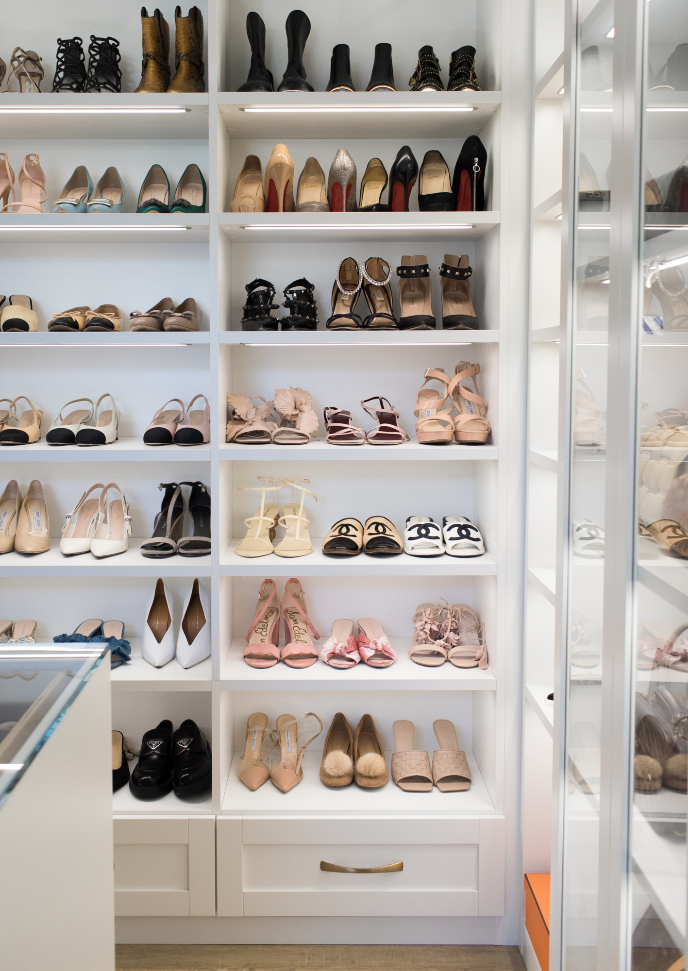 Designer Shoes Display | Luxury Closet Remodel With California Closets