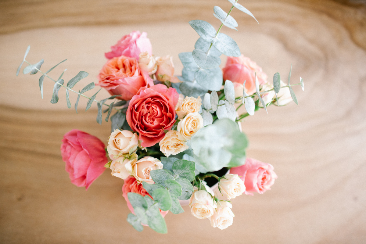 DIY Valentines Day Flower Box Bouquet